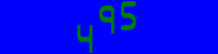 Blue Captcha Image